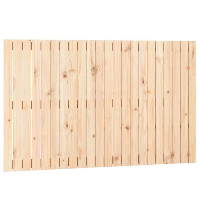 824918 vidaXL Wall-mounted Headboard 140x3x90 Cm Solid Pine Wood