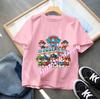 New PAW Patrol Children's Cotton Short-Sleeved Boys' Sports Shirt Girls' Casual Top Cartoon Print Summer T-Shirt Cartoon Print