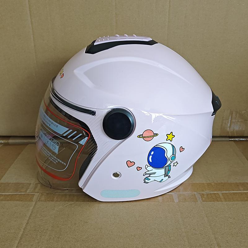 In Stock: 3C Certified Three-Quarter Half Helmet for Men & Women - Electric Scooter Safety Helmet for Autumn/Winter