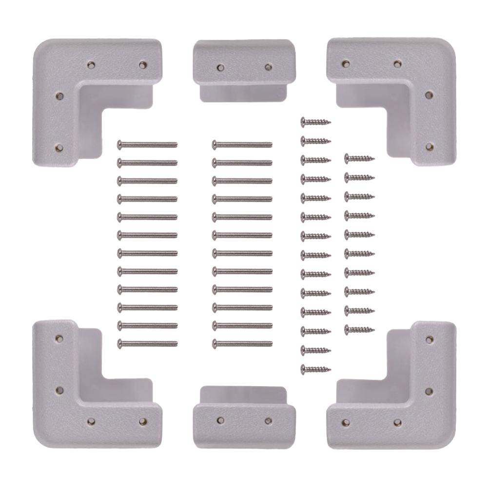 

Solar Panel Installation As Shown In The Picture ABS Corner Bracket Waterproof Mounts Aesthetic Mounting Solution China Mainland