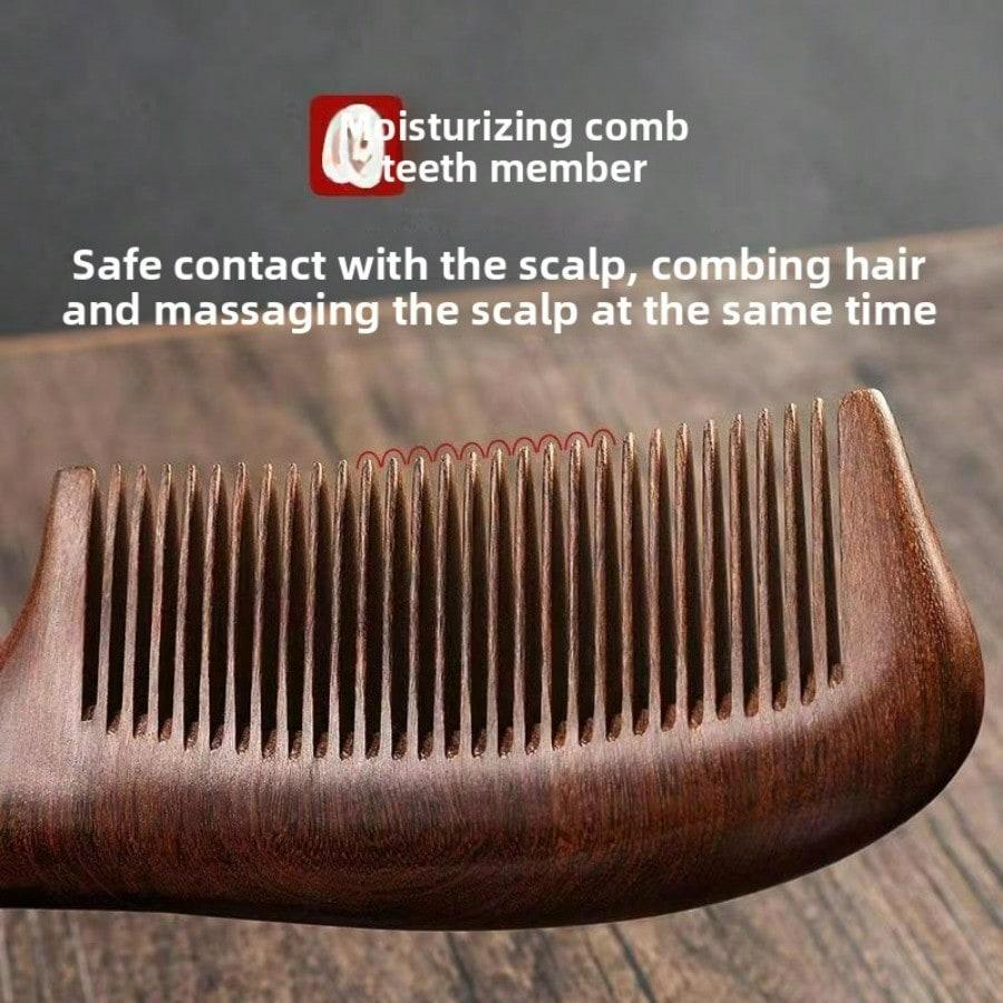 Wooden Comb Fine Teeth Massage Comb Hair Comb Wooden Hair Brush