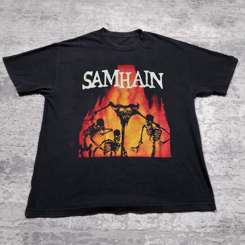 SAMHAIN Band November Coming Fire T Shirt Full Size S-5XL Unisex T-Shirt M