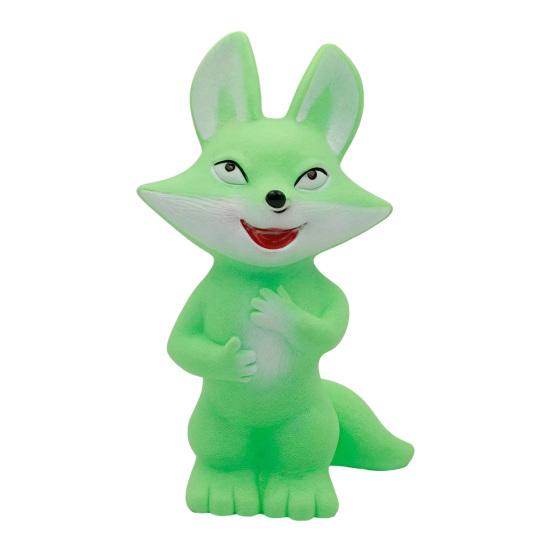 

Fox Squeeze Toy Slow Rising Stress Relief Toy with Sound Soft зелёный