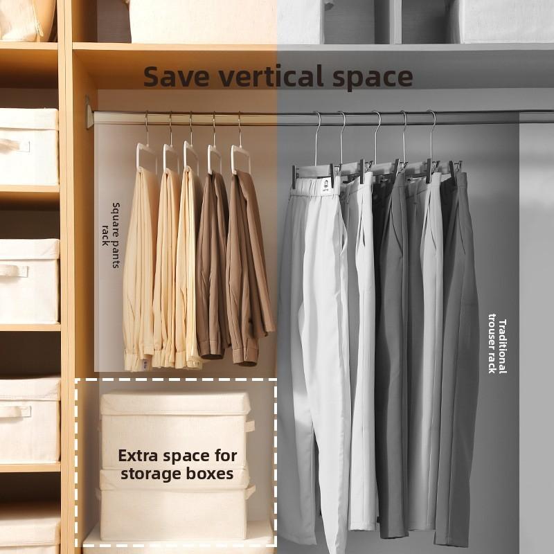 Percha Moderna Delgada Para Pantalones Con Superficie Antideslizante Para Organización del Armario