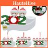 2020 Xmas Christmas Tree Hanging Ornaments With Diy Family Name Santa Pendants