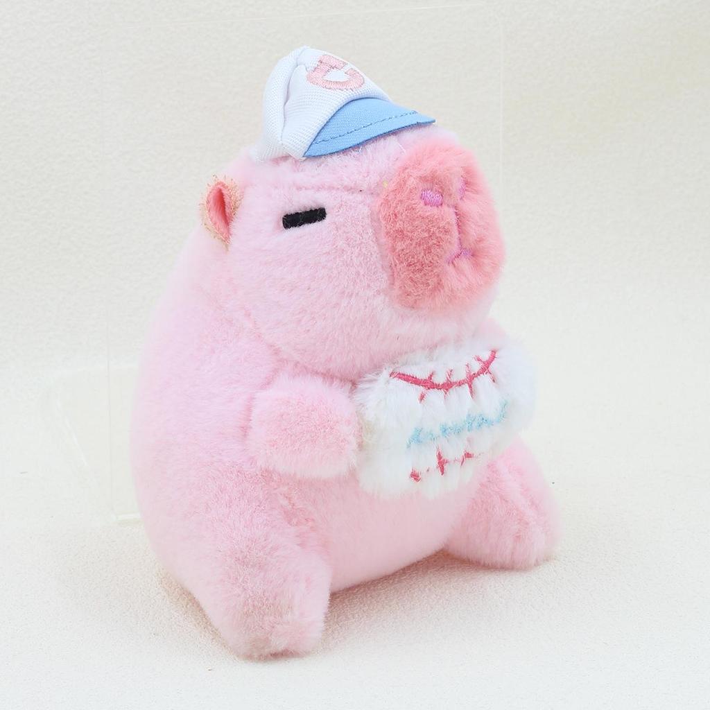 Capybara Plush Keychain: Cute Pull-out Toy & Internet Celebrity Pendant Charm