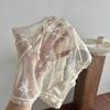 Ladies Summer Pure Desire Lace Bow Silk Pure Cotton File Transparent Middle Waist Triangle Briefs