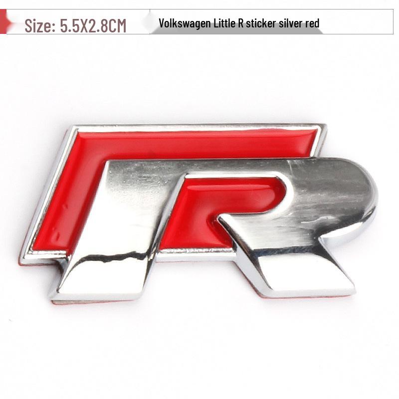 Volkswagen Lavida, Sagitar, Golf R, CC, Magotan, Polo Grille & R-Line Tail Badge Decals