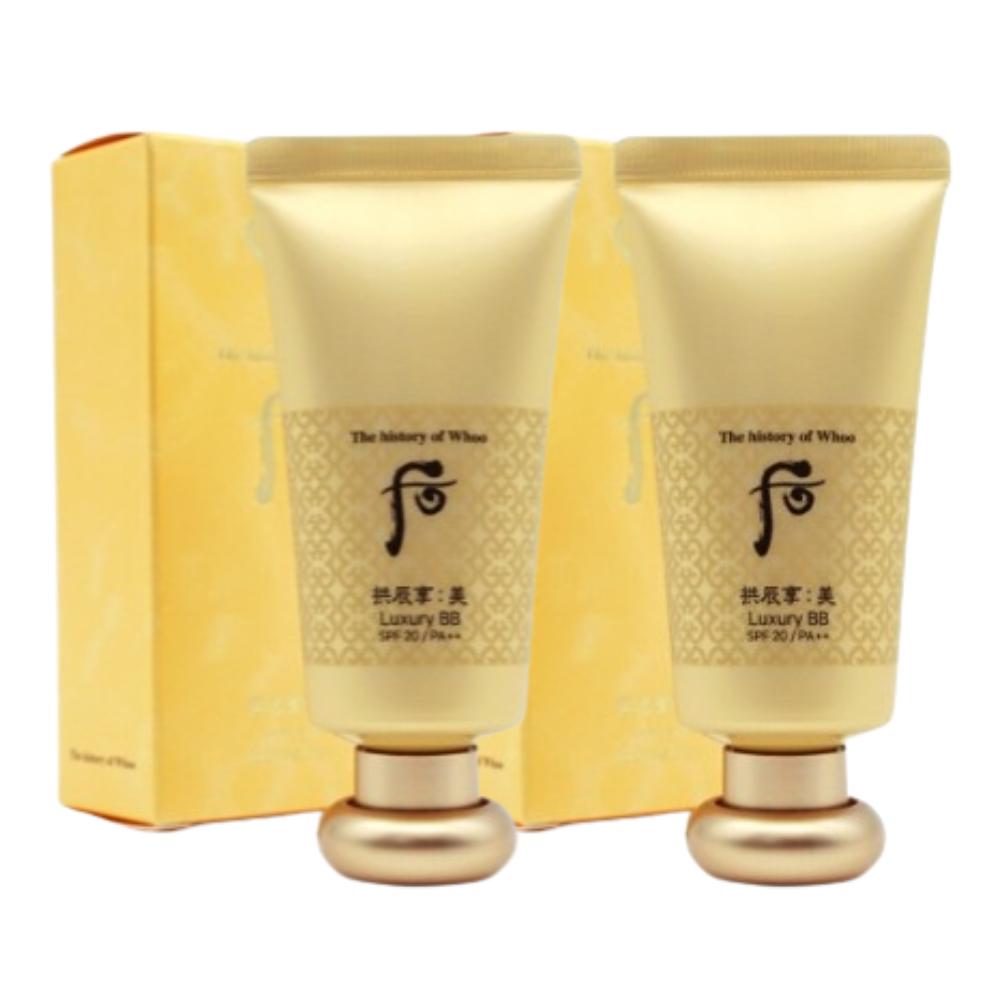 The History of Whoo Gongjinhyang Mi Luxury BB Cream SPF20 PA++ 45ml Korean Herbal Hydrating & Brightening BB Flawless Coverage K-Beauty