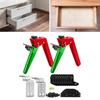 Easy To Use Adjustable Clamp for Installing Drawer Front Panel Woodworking Jig Tool Cabinet Face Frame Clip Daily Use