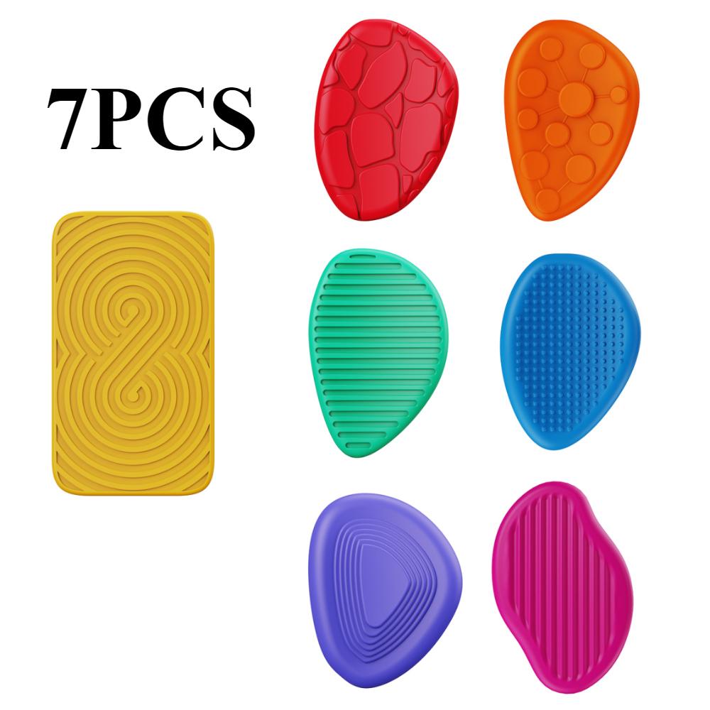 

Fidget Toys Sensory stone Silicone relief toy Sensory relief stone - Calming Stress Relievers for Autism, Anxiety, And Students разноцветный