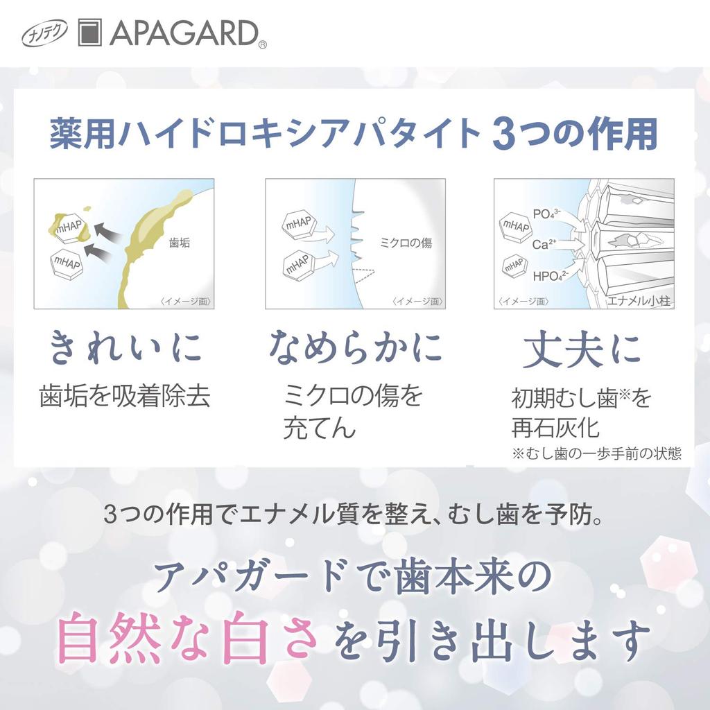 APAGARD Premio Extra Mint 50g Whitening Cavity Premium Type Toothpaste, Prevention, (Quasi-drug)