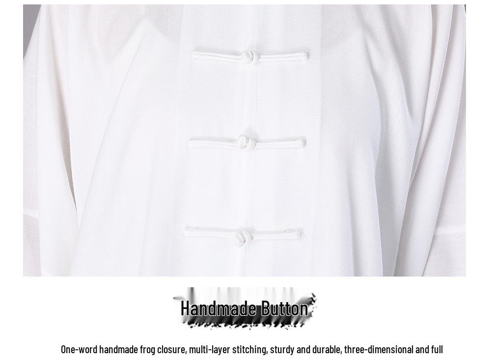 Tai Chi Anzug für Damen: Bestickte Frühjahrs-Herbst Performance & Trainingskleidung, Neuer Chinesischer Langer Mittellanger Stil