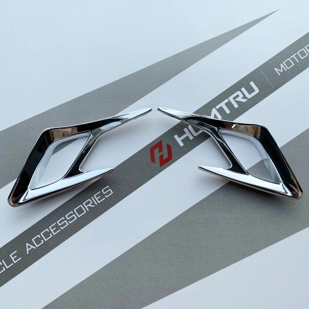 Chrome For Honda Goldwing GL1833 GL1800 2018 Side Panel Vent Trims & Front Fender Vent Trims