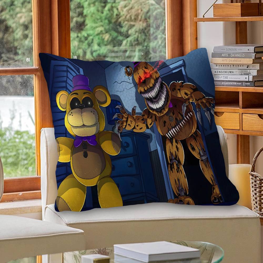 

Cute F-FNAF Maple Design Cushion Cover Happy Autumn Harvest decor Holiday Decorati Pillow Cover 30x30 cm