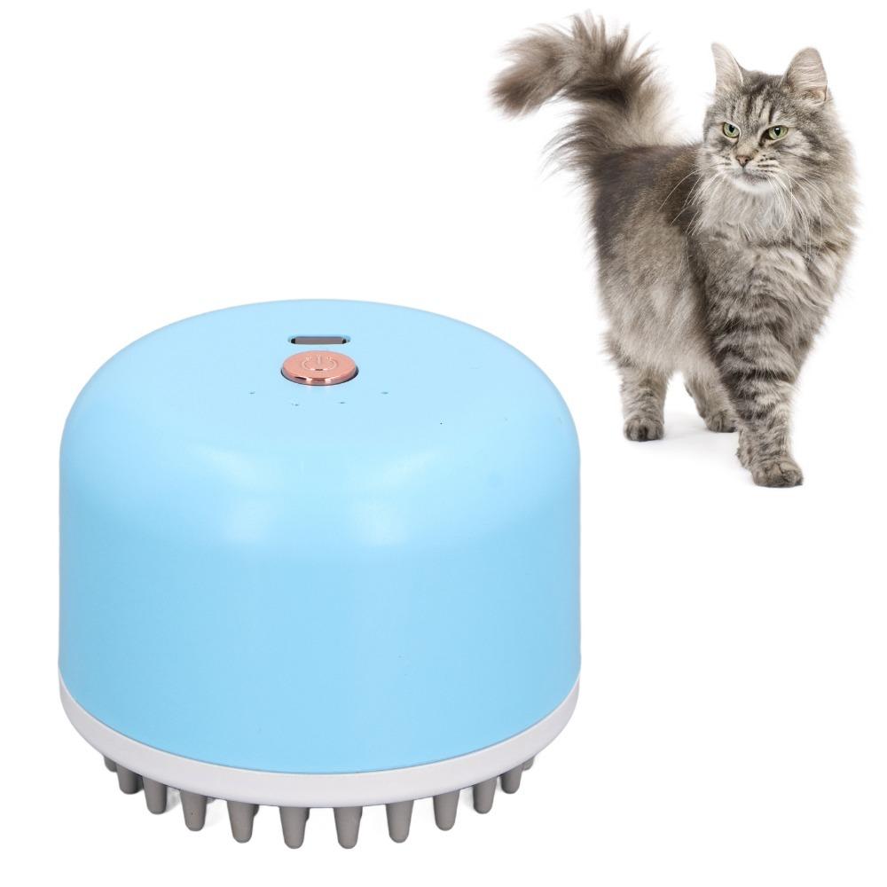 Soothing Massage Electric Pet Head Scalp Massager Dog Cat Grooming Brush Indoor Pet Relaxation
