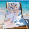 VTuber G-Gawr Gura Süßes Handtuch Sport Schnelltrocknend Reise Campingausrüstung Sandfest Weich Leicht Großes Strandtuch
