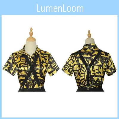 Disfraz de Cosplay de Halloween para Niñas 3 Once Camisa Tirantes Venda