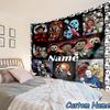 Custom Name Tapestry Clown Horror Tapestry Room Decoration Wall Hanging for Living Room Bedroom, dormitory, Birthday and Christmas gifts