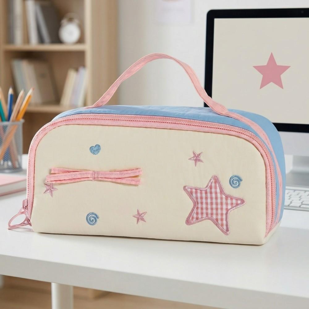 Pencil Pouch Korean Style Pen Bag Bow Starfish Love Heart Cloth Stationery Bag  Student