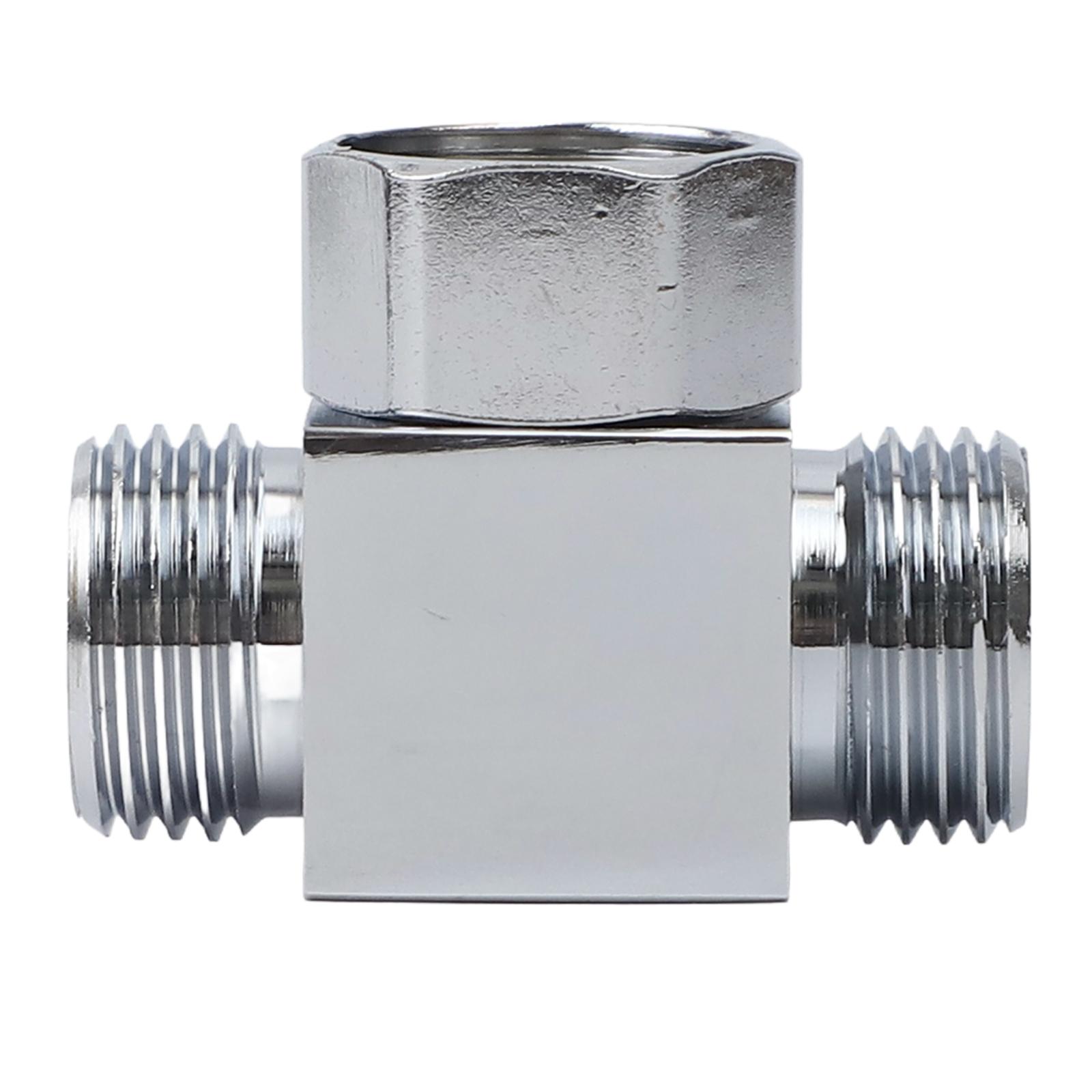 

3-ходовой разветвитель крана Латунный душевой адаптер Ванная комната Эффективный поток воды Универсальная совместимость Распределение воды China Mainland