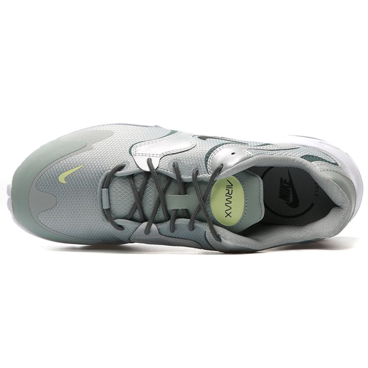 Nike Air Max 2X Retro Sports Mesh Fabric Synthetic Leather Low-Top Air Cushion Casual Running Shoes Men Sneaker Silver Gray CK2943-007