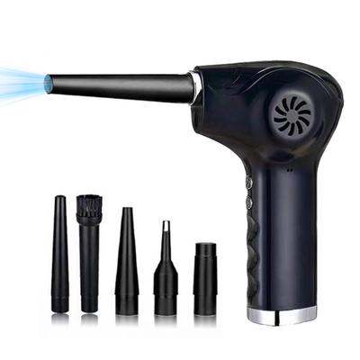 Electric Air Duster with Light 60000RPM 2 Gears Adjustable Rechargeable Cordless Handheld Air