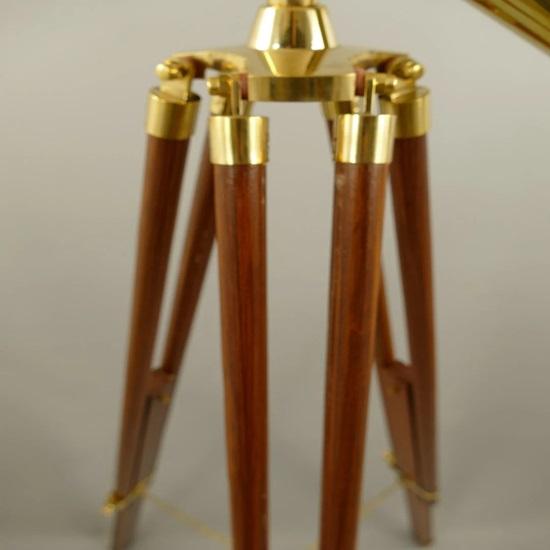 154 Cm Brass Telescope On Stand Retro Nautical Decoration Gift for Boss Interior Accent Elegant Home, Office Decor