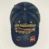 250th Anniversary Vintage American Flag Denim Baseball Cap Unisex