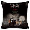 Pillow Case Holiday Party Halloween Horror Bat Office Pillow Case Car Waist Support Cushion Lumbar Pillow