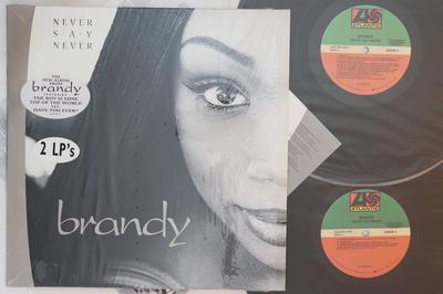 LP Record BRANDY - Never Say Never 830391 ATLANTIC 1998 US Rap & Hip-Hop/R&B Used