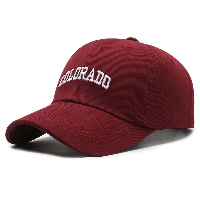 Korean hat women's large head circumference embroiderletter brushed baseball cap k-styleeasiest for match face small peaked cap