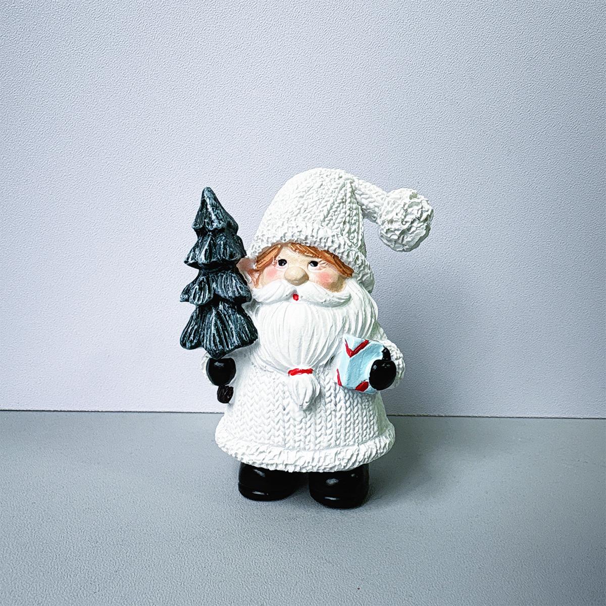 

1Pc Resin Santa Claus Decorative Ornament, Christmas Decoration, Holiday Gift, Enhances the Festive Atmosphere, Suitable for Indoor Home Deco