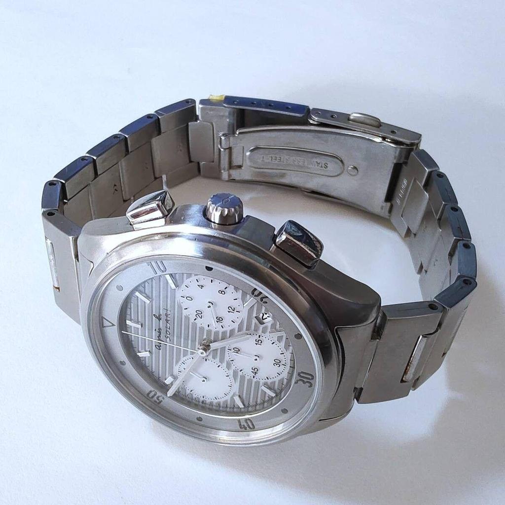 Used Agns B. Solar Watch Chronograph for Men [V175-0AA0]