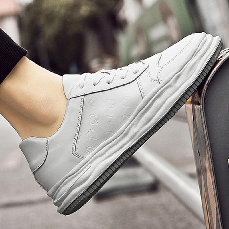 Pánské boty s výtahem 4/6/8/10CM Neviditelné zvyšující výšku Neformální boty s tlustou podrážkou Zvětšující výšku Pánské nízké tenisky