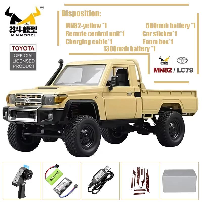 MN82 MN82 Pro Remote Controlled Climbing Off-road Vehicle 1:12 Full scale 4WD For Toyota LC79 Simulation RC Model Toy Rc Car