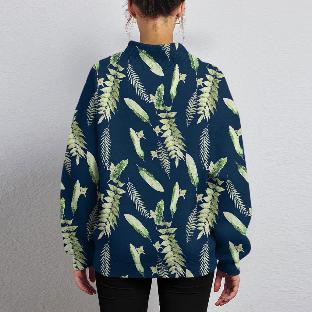 Mock Neck Sweatshirt Women Fall Comfort Oversized Sweatshirt Dressy Pullover Sweatshirts No Hood Cozy Turtleneck Tops