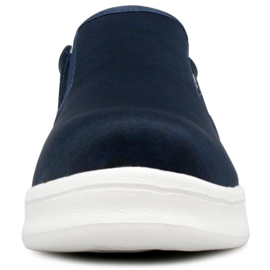 Edwin Safety with Resin Toe EVA and Toe Size Men's Low-Cut Slip-On Shoes, Ultra-Lightweight, Cap, Sole, Protection, Navy, 26.5 (esm261)