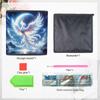 The White Phoenix 5D Diamond Painting Storage Basket Full Round Drill Mosaic Diamond Embroidery Cross Stitch Kits Home Decor Home Decor