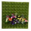 Durable 81 Pockets Plant Grow Bag Felt 100*100cm Grow Bag Easy To Hang Lightweight Wall Plant Bags Indoor Gardening