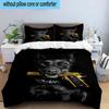 Diverse Dog Breeds Collage 3pcs Bedding,Including 1pc Duvet Cover And 2pcs Pillowcases Perfect for Christmas,Ideal for Bedroom, Dormitory