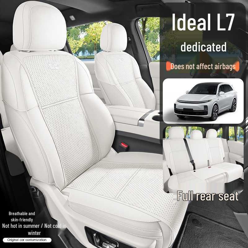 Ideal L7 Universal Suede Car Seat Cushion for Five-Seater - Four Seasons Half Surround Saddle Pad
