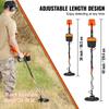 Metal Detector for Adults & Kids, 8 Inch Waterproof Search Coil with High Accuracy Pointer Display, Adjustable 38''-49'' Gold Detector, Lightweight