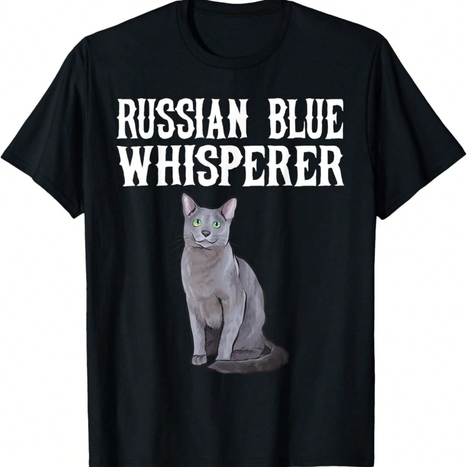 Russian Blue Cat Whisperer T-Shirt S разноцветный