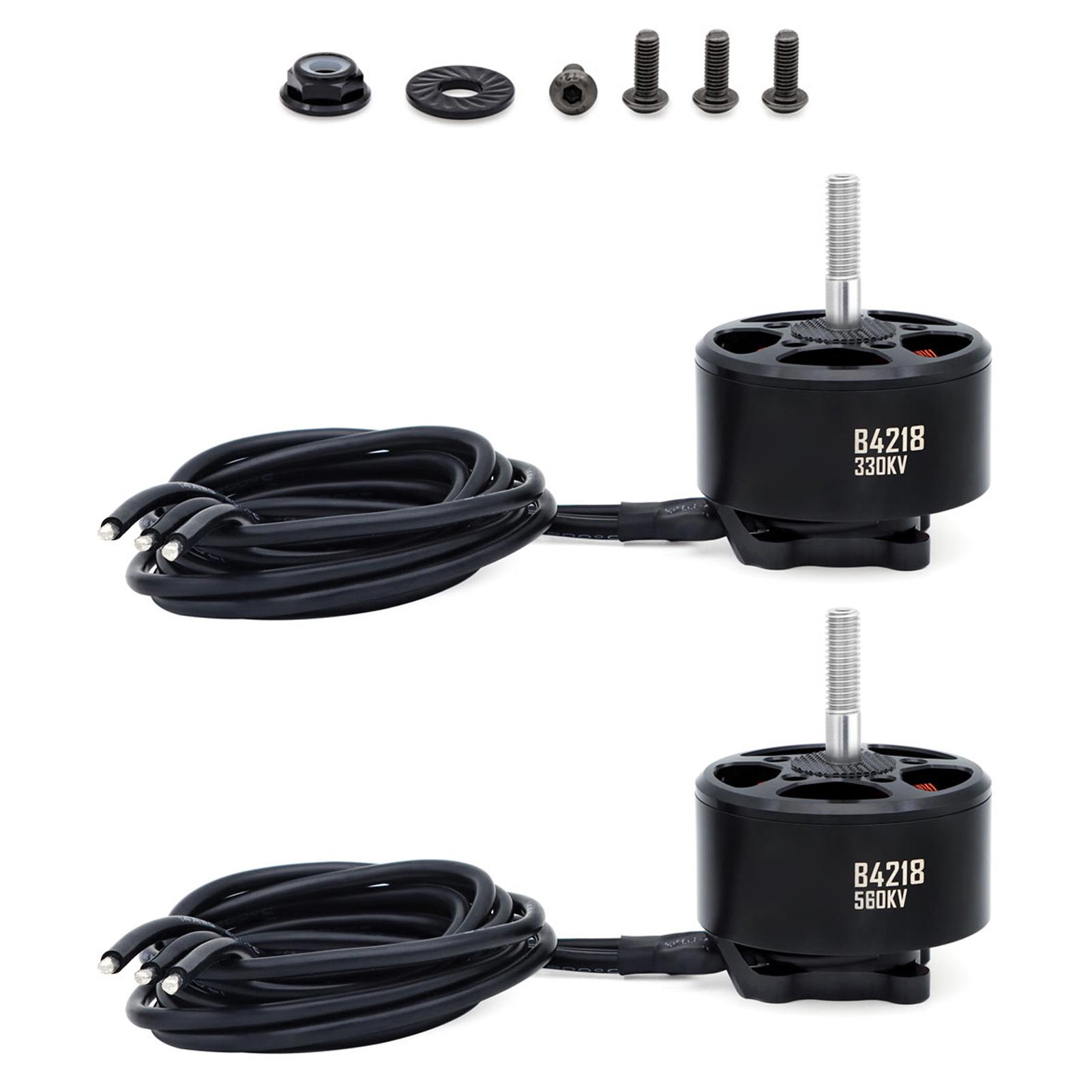 

Brushless Outrunner Motor 14 Pole with 6.0mm M6 Shaft, 14AWG Silicone Wire 670mm for RC Quadcopter 560KV