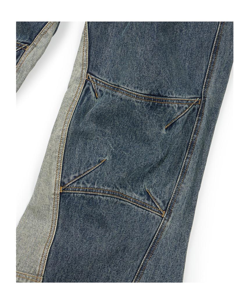 ETCE Curved Panel Denim Pants 2.0 (Blue)