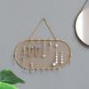 Hanging Earring Holder Wall Mounted Jewelry Organizer Earring Holder Grid Shape Display Earring Organizer