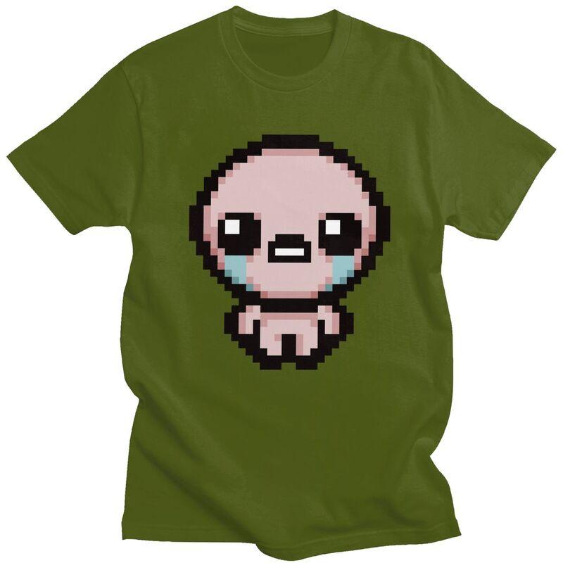 Custom Cool The Binding Of Isaac Pixel T Shirt Men Short Sleeves 100 Cotton Tshirt Leisure Tees Streetwear Tshirt