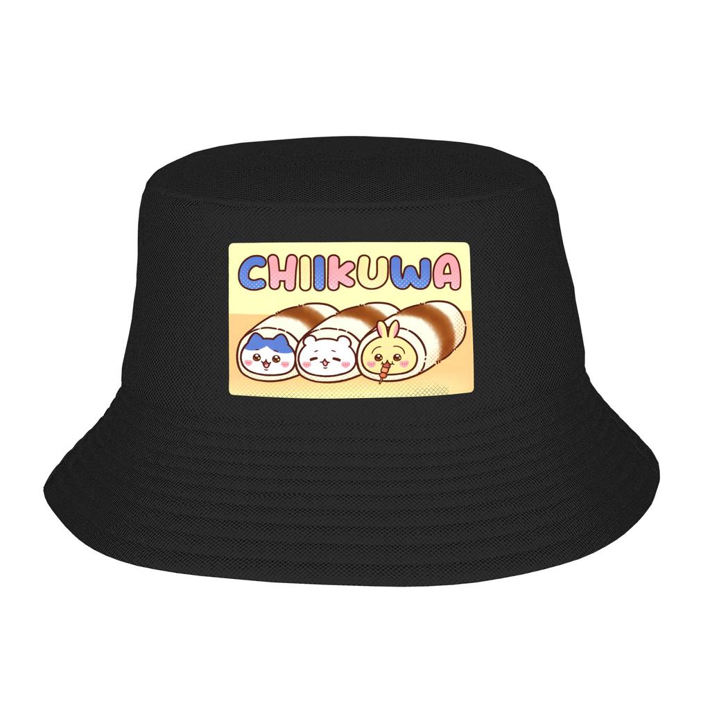 Chiikawas Summer Time Bucket Hat for Unisex Summer Sun Hats Style Foldable for Outdoor Sport Fishing Hats Session Hat