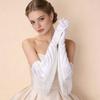 1 Paar Fransenhandschuhe Rollenspielhandschuhe Party Polyester Ballkleid Satin Lange Etikettehandschuhe